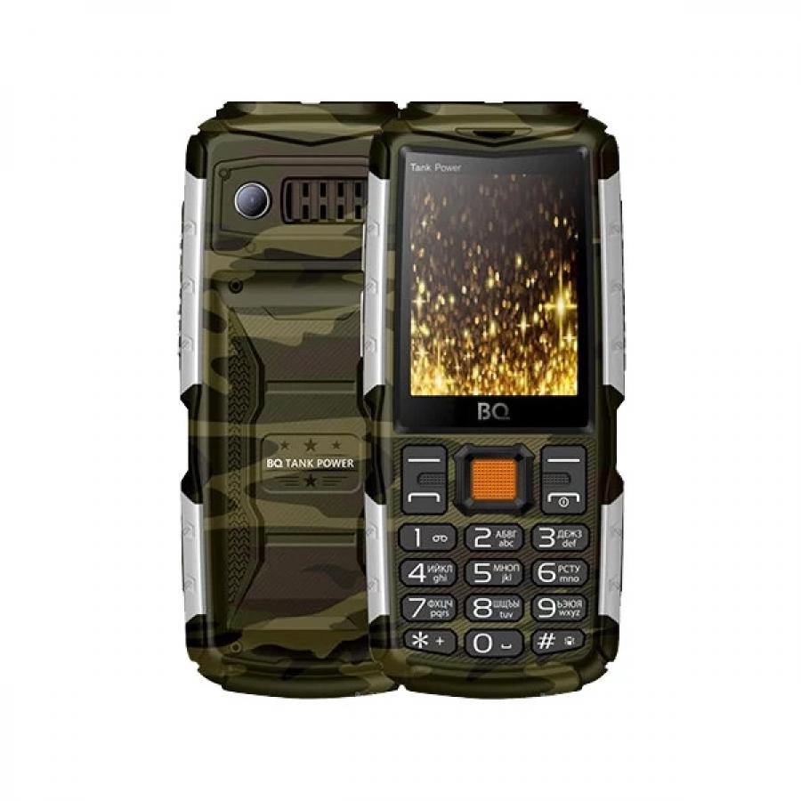 Мобильный телефон BQ BQ-2430 Tank Power Camo Silver сотовый телефон bq bq 2430 tank power black silver