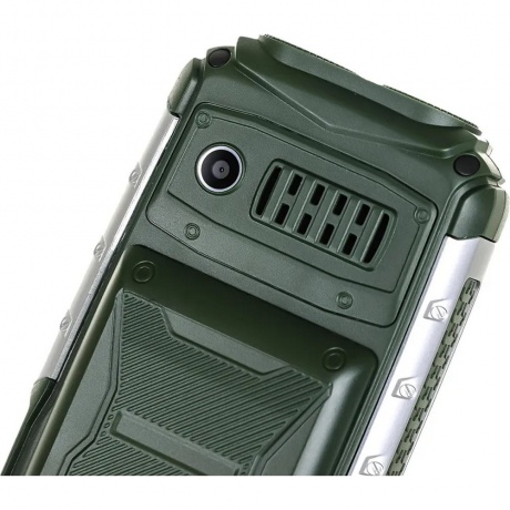 Мобильный телефон BQ 2430 Tank Power Green Silver - фото 14