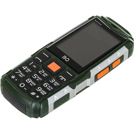Мобильный телефон BQ 2430 Tank Power Green Silver - фото 5