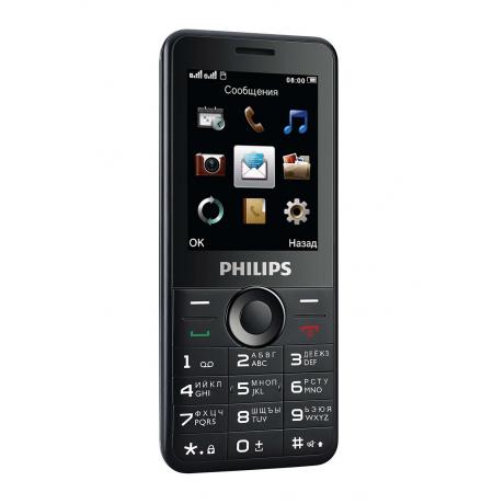 Мобильный телефон Philips Xenium E168 Black - фото 4