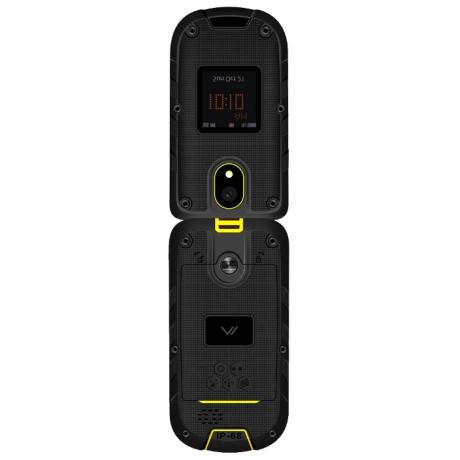 Мобильный телефон Vertex K205 Flip IP68 Black Yellow - фото 2