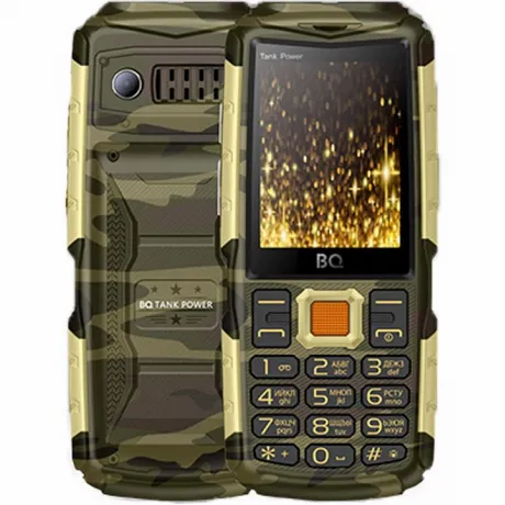 Мобильный телефон BQ BQ-2430 Tank Power Camo Gold