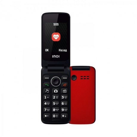 Мобильный телефон INOI 247B Red - фото 9