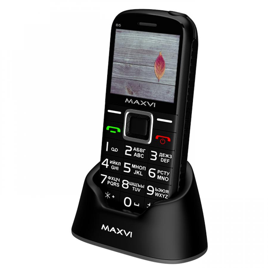 Мобильный телефон Maxvi B5 Black