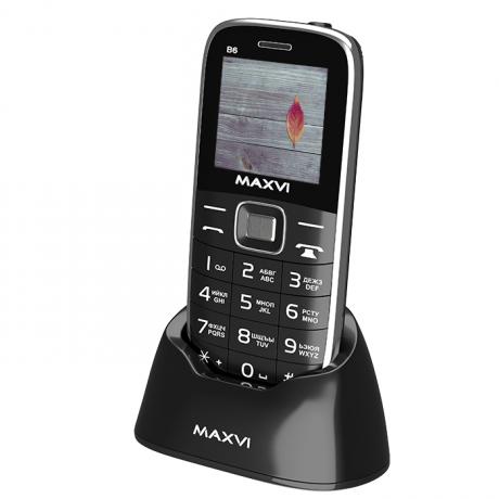 Мобильный телефон Maxvi B6 Black - фото 1