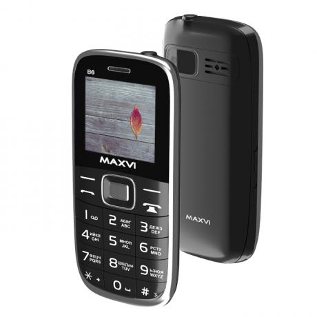 Мобильный телефон Maxvi B6 Black - фото 2