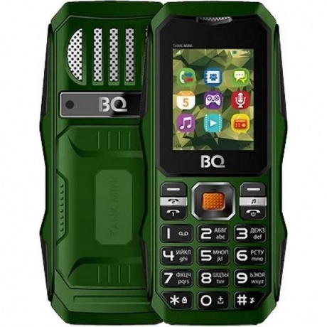 Мобильный телефон BQ 1842 Tank Mini Green - фото 2