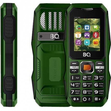 Мобильный телефон BQ 1842 Tank Mini Green - фото 7