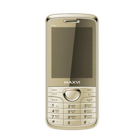 Мобильный телефон Maxvi P10 Gold - фото 1