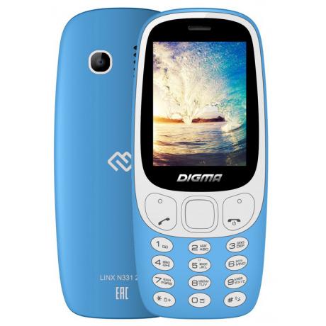 Мобильный телефон Digma Linx N331 2G Blue - фото 1