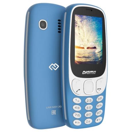 Мобильный телефон Digma Linx N331 2G Blue - фото 5