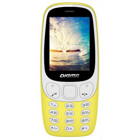 Мобильный телефон Digma Linx N331 2G Yellow - фото 2