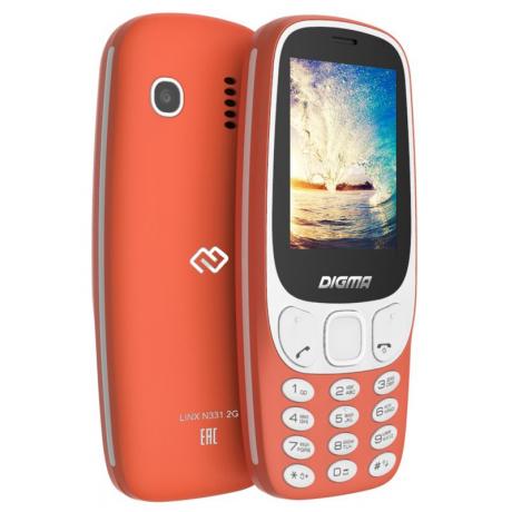 Мобильный телефон Digma Linx N331 2G Red - фото 4