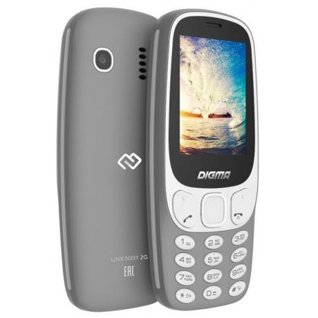 Мобильный телефон Digma Linx N331 2G Gray - фото 4