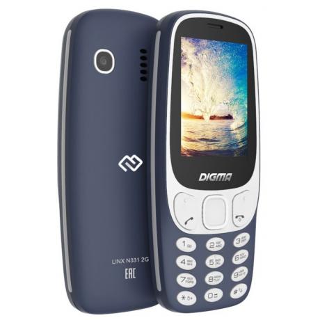 Мобильный телефон Digma Linx N331 2G Dark Blue - фото 4