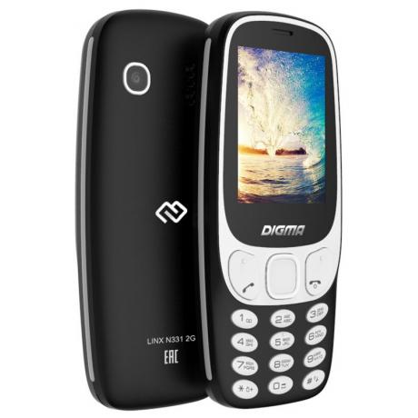 Мобильный телефон Digma Linx N331 2G Black - фото 4