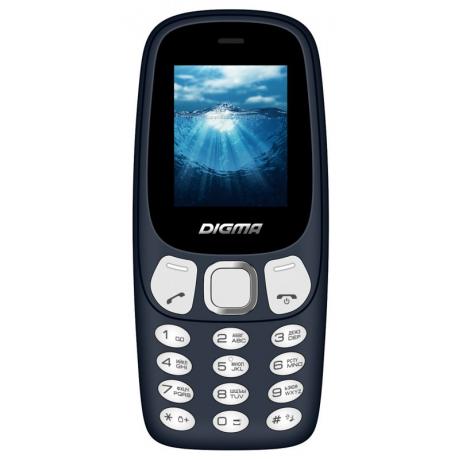 Мобильный телефон Digma Linx N331 mini 2G Dark Blue - фото 2