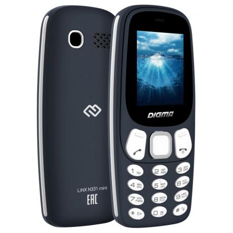 Мобильный телефон Digma Linx N331 mini 2G Dark Blue - фото 4