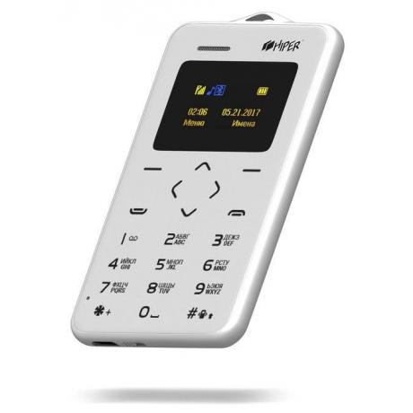 Мобильный телефон HIPER sPhone Card White - фото 2
