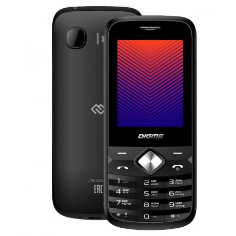Мобильный телефон Digma A242 Linx Black - фото 1
