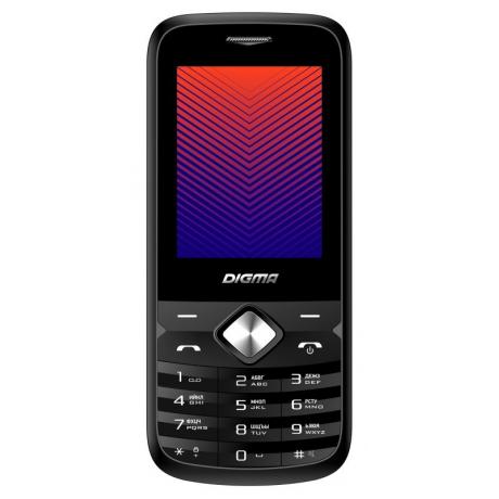 Мобильный телефон Digma A242 Linx Black - фото 2