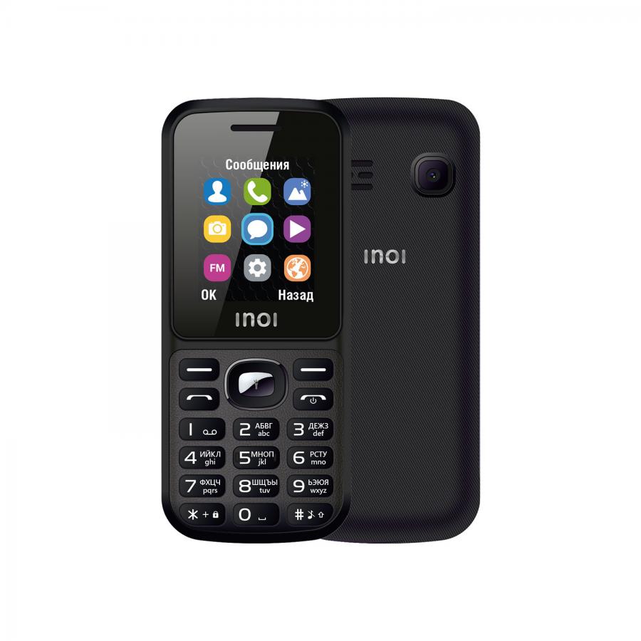 Мобильный телефон INOI 105 Black мобильный телефон nokia 105 2022
