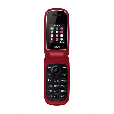 Мобильный телефон INOI 108R Flip Red - фото 2