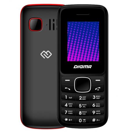 Мобильный телефон Digma Linx A170 Black/Red - фото 1