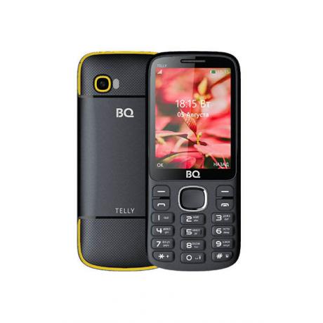 Мобильный телефон BQ 2808 Telly Black-Yellow  - фото 1