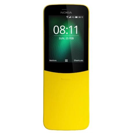 Мобильный телефон Nokia 8110 4G Yellow - фото 1