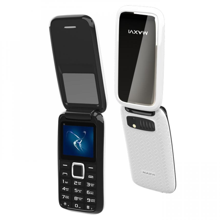 Мобильный телефон Maxvi E2 White