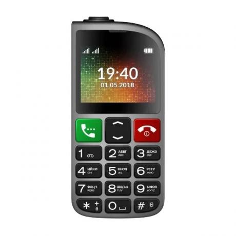 Мобильный телефон Vertex C315 Grey - фото 3