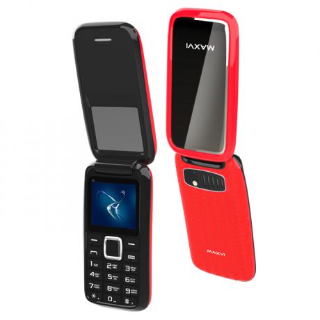 Мобильный телефон Maxvi E2 Red - фото 1