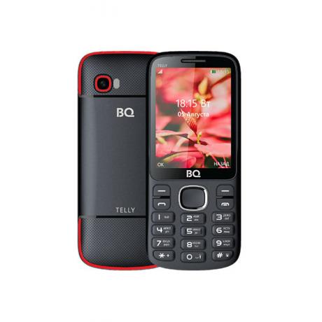 Мобильный телефон BQ BQ-2808 TELLY Black/Red - фото 1