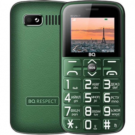 Мобильный телефон BQ 1851 Respect Green - фото 2