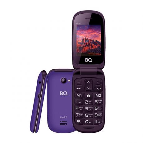 Мобильный телефон BQ-2437 Daze 2437 Daze Flip Purple - фото 1