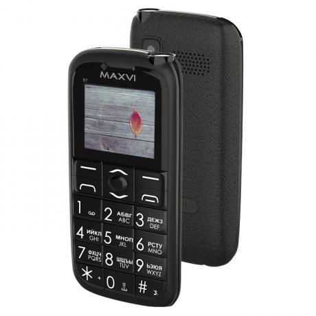 Мобильный телефон Maxvi B7 Black - фото 1