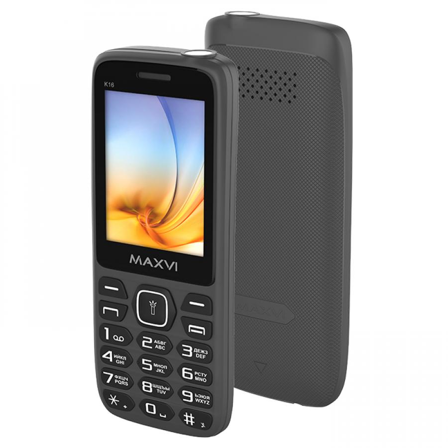Мобильный телефон Maxvi K16 Grey