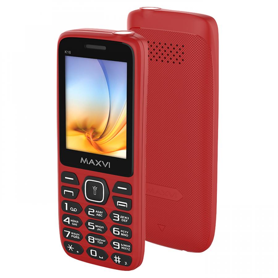 Мобильный телефон Maxvi K16 Red