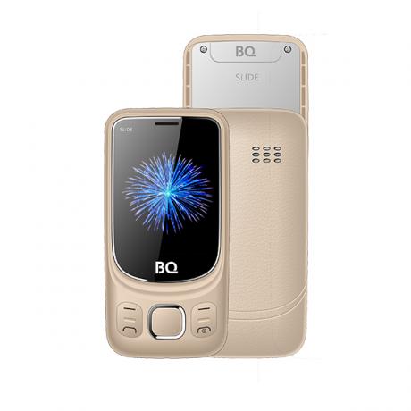 Мобильный телефон BQ BQ-2435 Slide Gold - фото 1