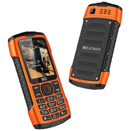 Мобильный телефон BQ-2439 Bobber IP68 Orange - фото 4