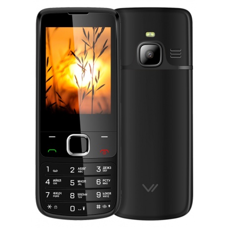 Мобильный телефон Vertex D545 Black Metal - фото 1