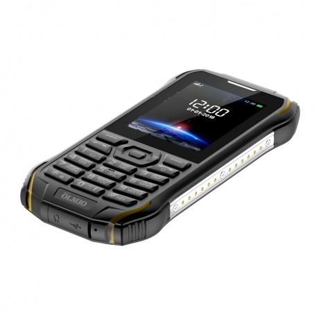Мобильный телефон Olmio X05 черный-желтый - фото 5