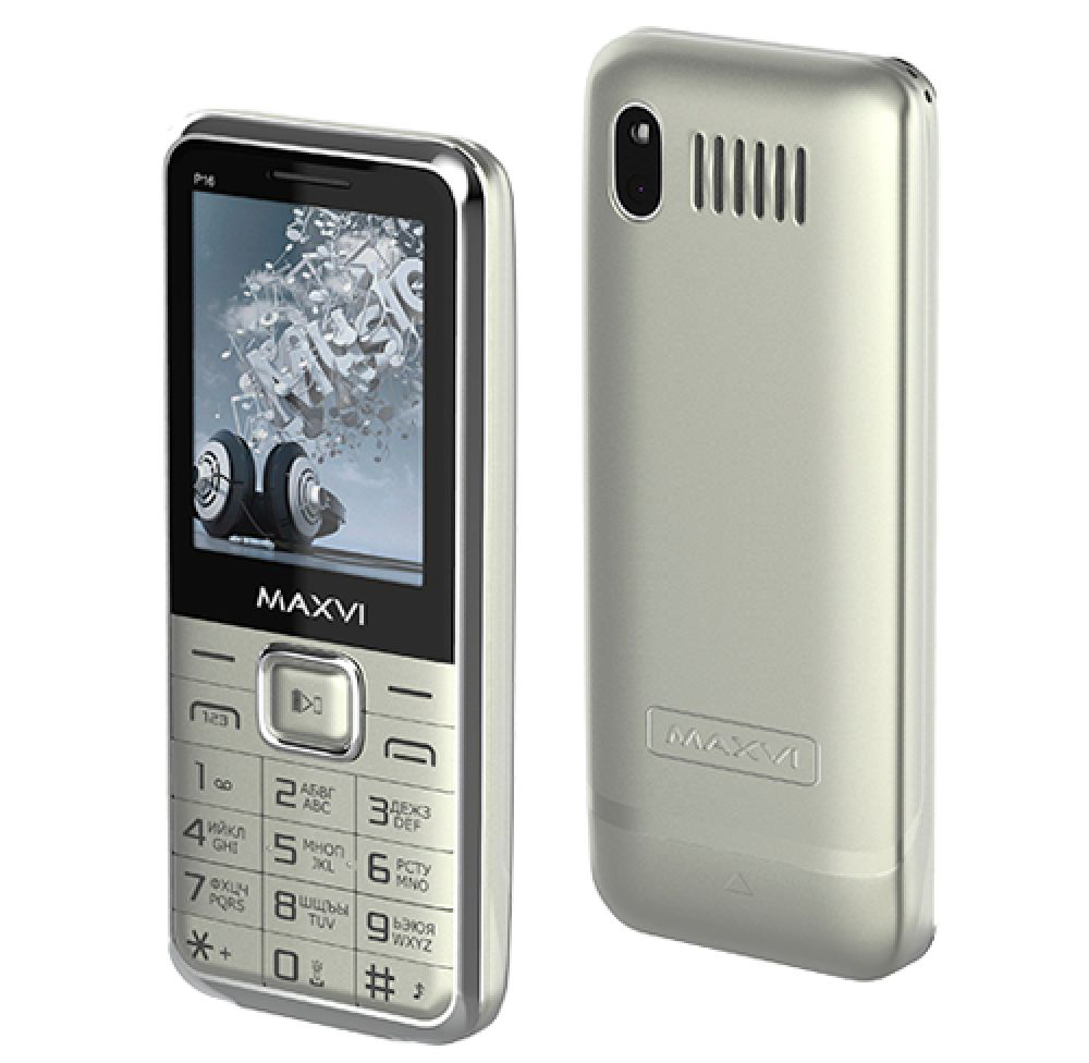 Мобильный телефон Maxvi P16 Silver