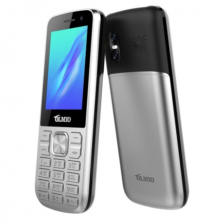 Мобильный телефон Olmio M22 Silver - фото 2