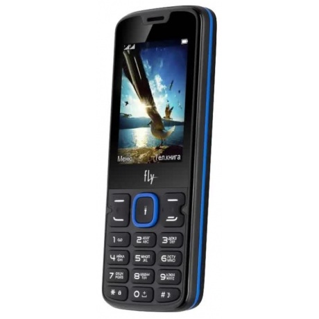 Мобильный телефон FLY FF250 Blue - фото 1