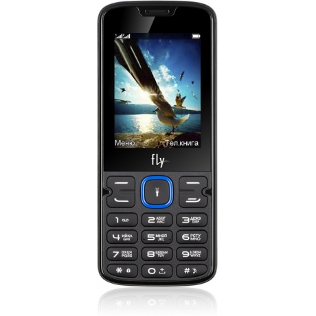 Мобильный телефон FLY FF250 Blue - фото 2