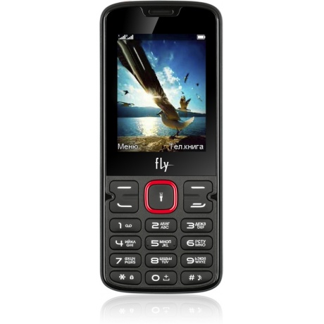 Мобильный телефон FLY FF250 Red - фото 2
