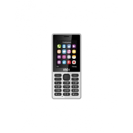 Мобильный телефон INOI 244 Quattro White - фото 2