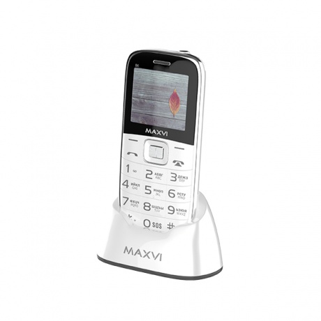 Мобильный телефон Maxvi B6 White - фото 2